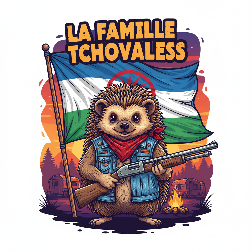 Bannière verticale de Many Tchovaless